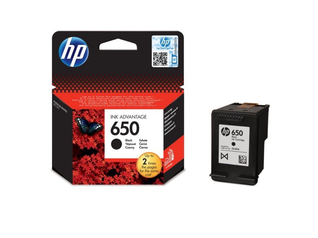 Ink cartridge HP №650 (CZ101AE) Black Original